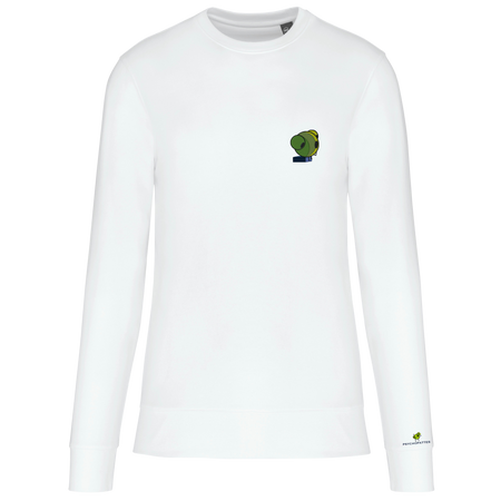 Thoughtful - Eco-responsible sweatshirt, round neck, unisex personalized embroidered