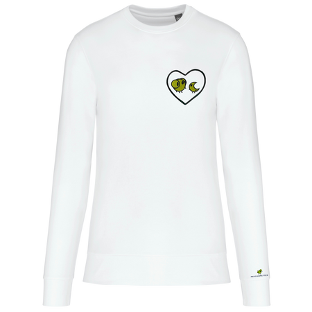 Tolerant - Eco-responsible sweatshirt, round neck, unisex personalized embroidered